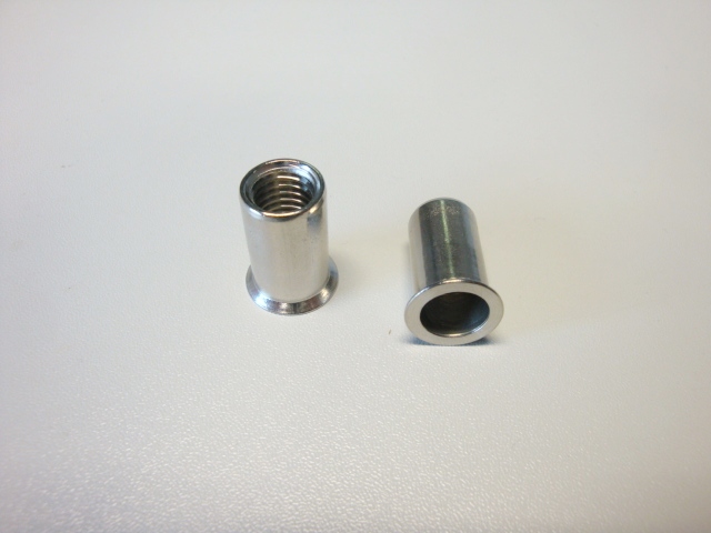 m10 Countersunk knurled iInsert nut